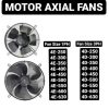Motor axial fans